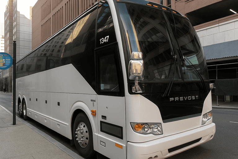a Greeley Coach Bus Service coach bus