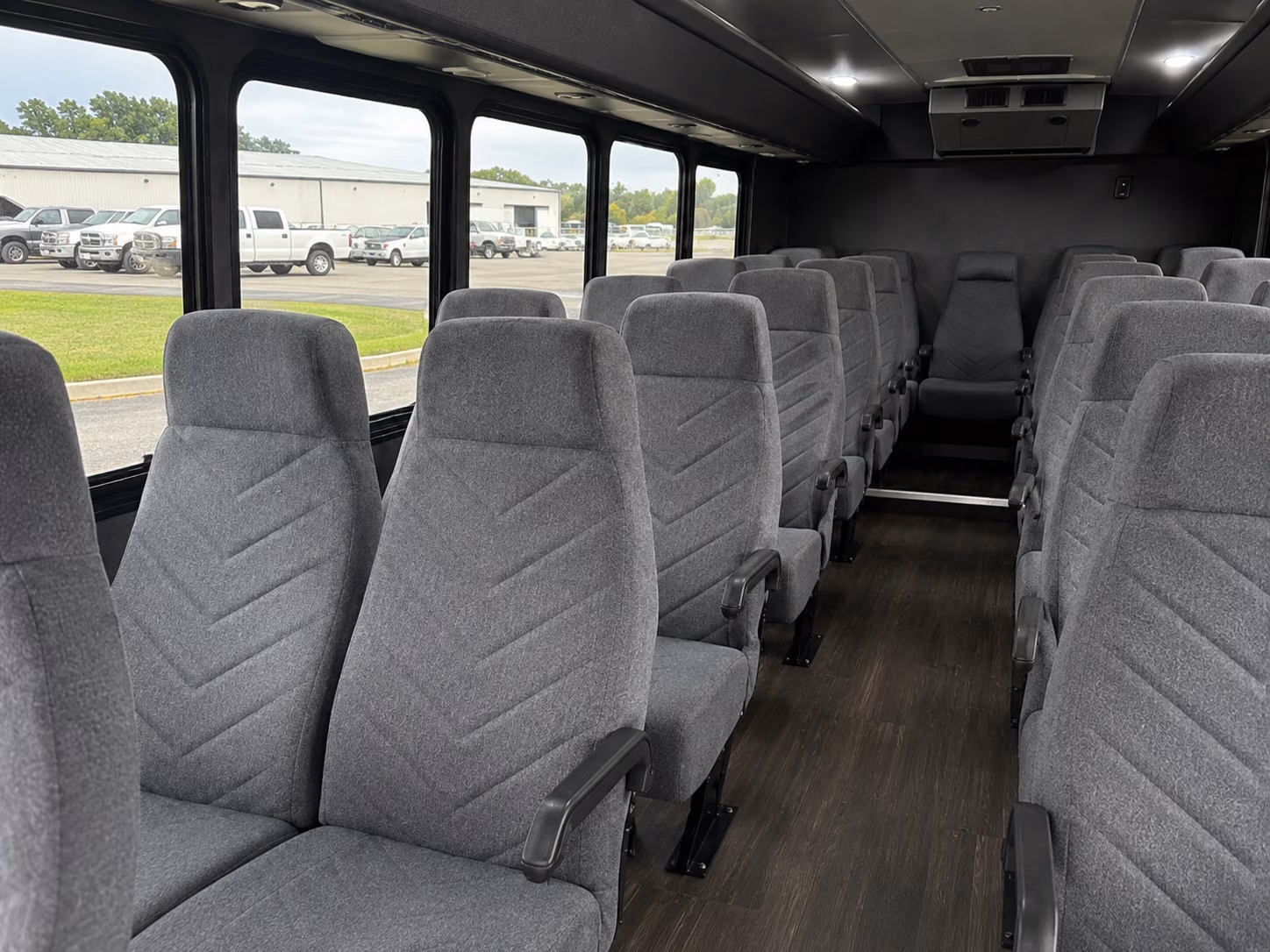 greeley 15 passenger minibus interior
