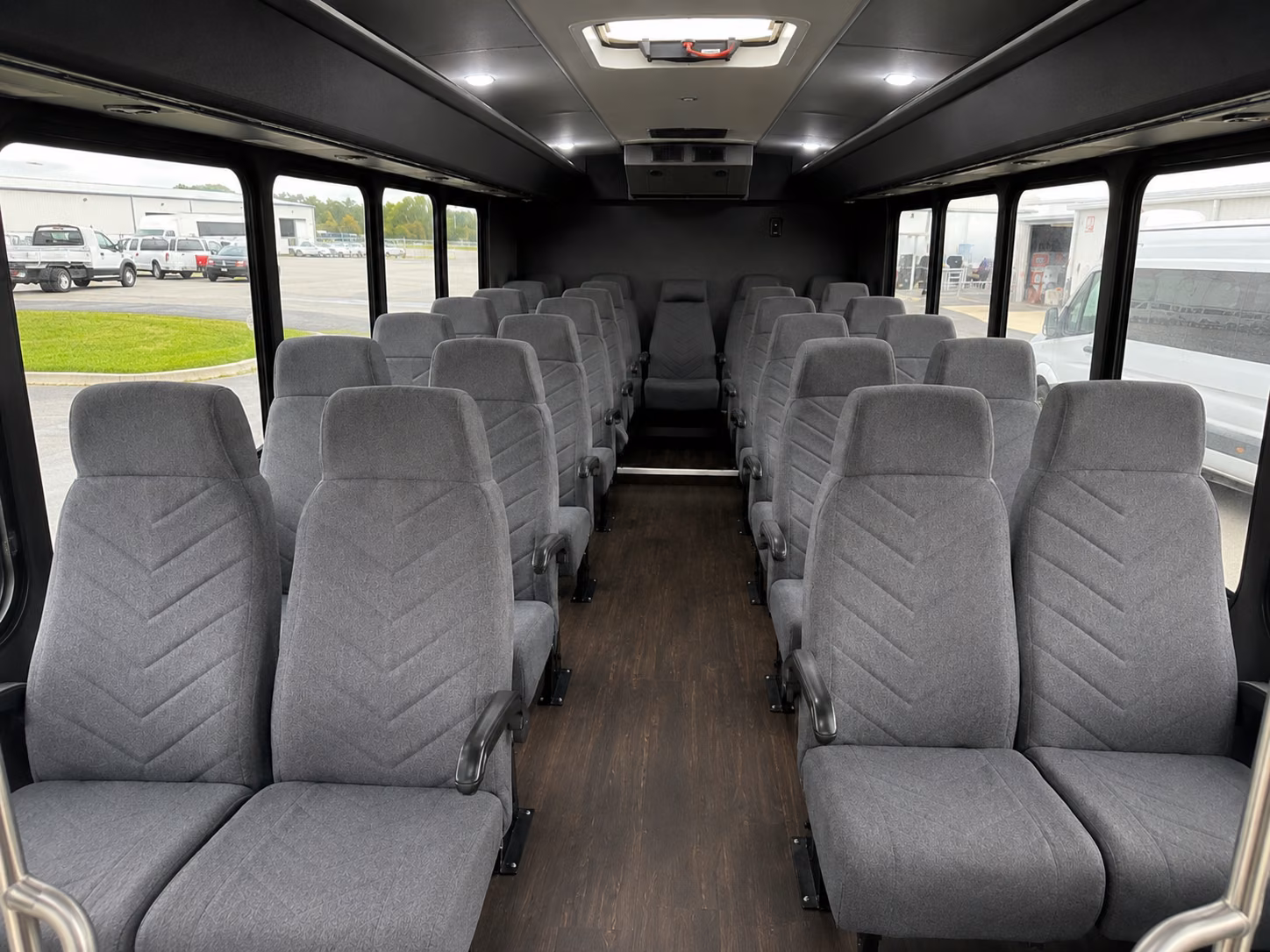 greeley 18 passenger minibus interior