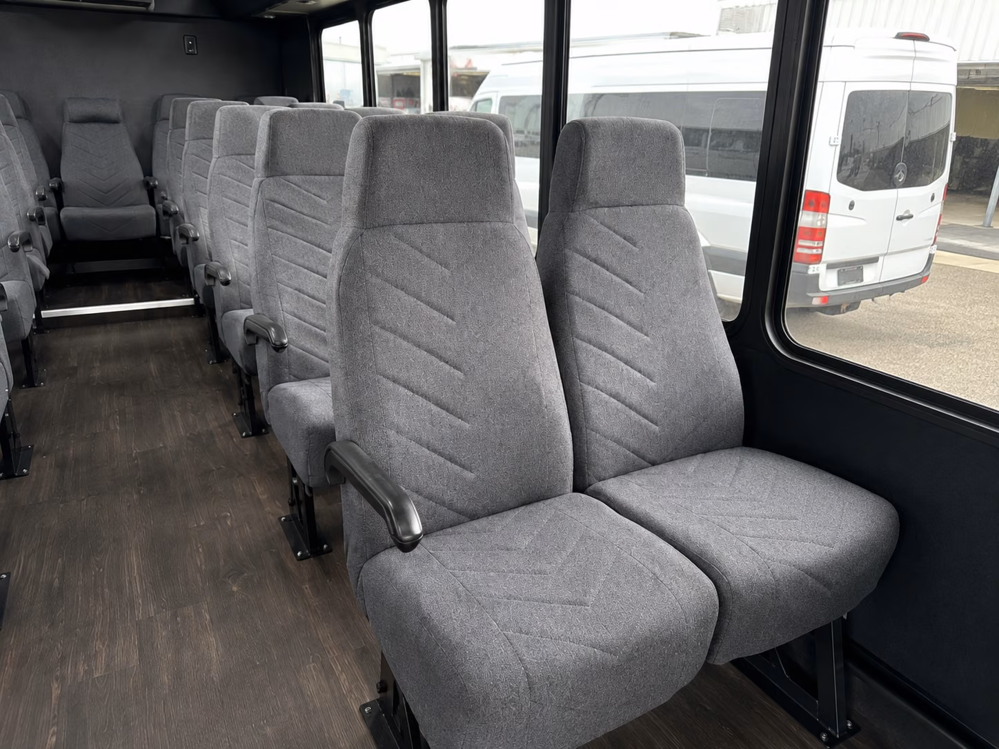 greeley 20 passenger minibus interior