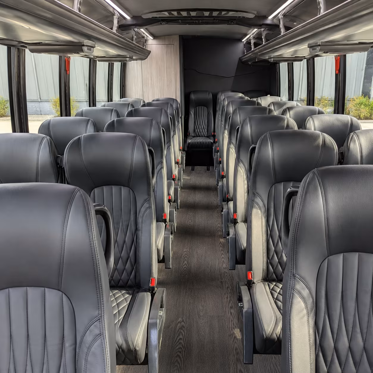 greeley 25 passenger minibus interior