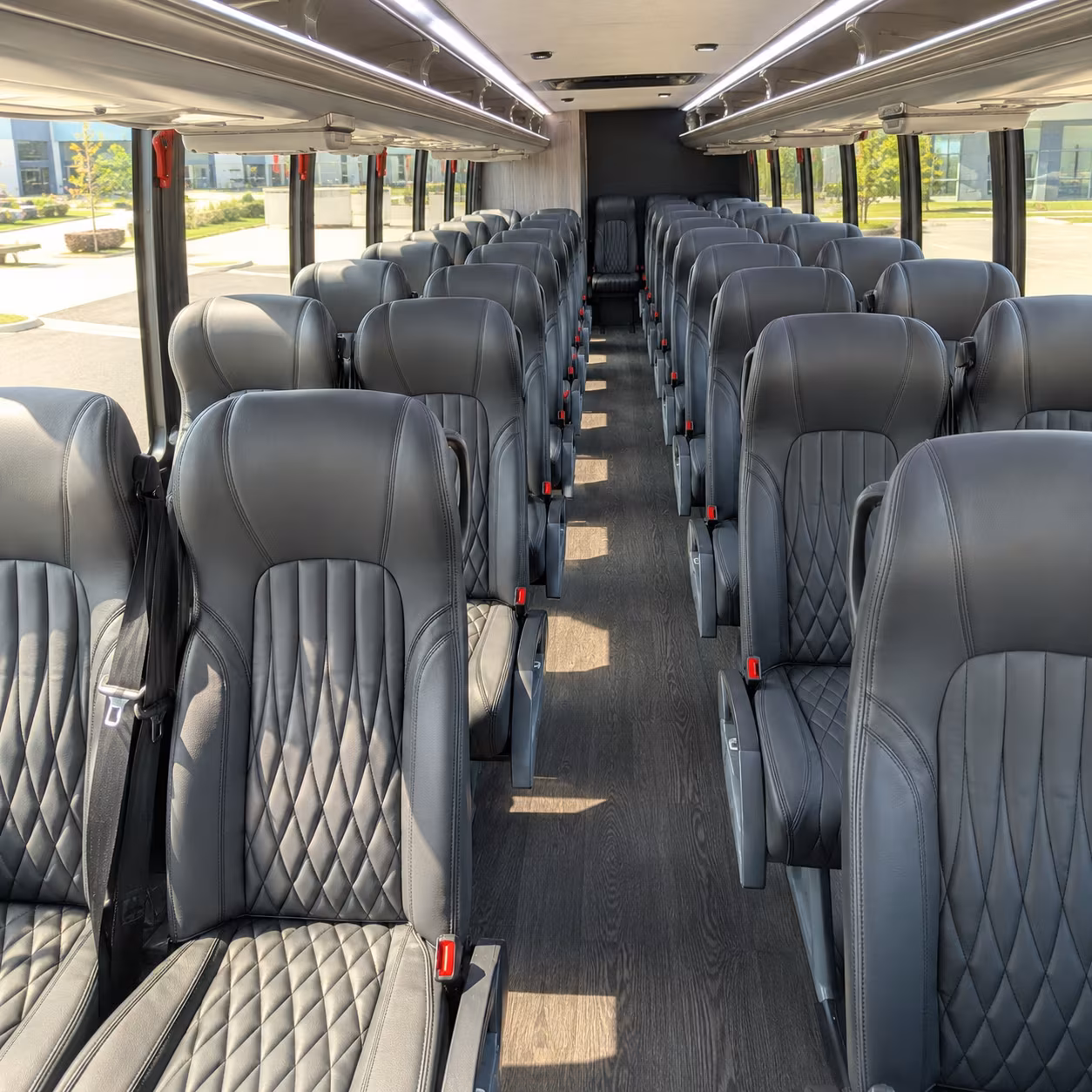 greeley 35 passenger minibus inside