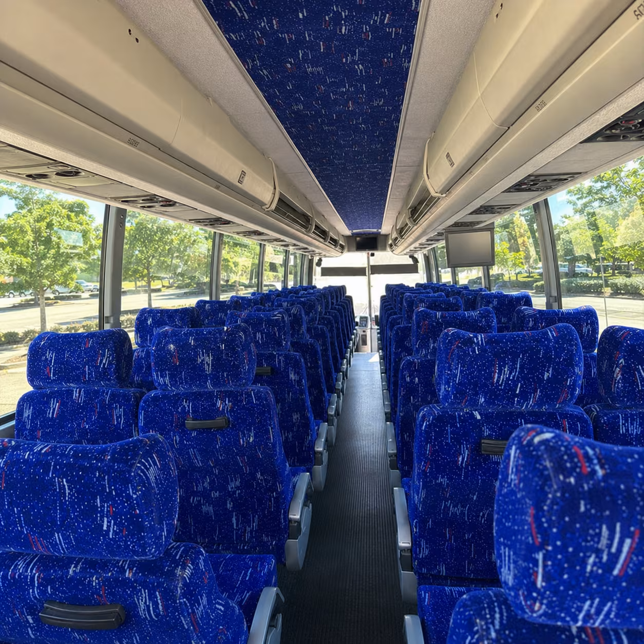 greeley 56 passenger charter bus interior