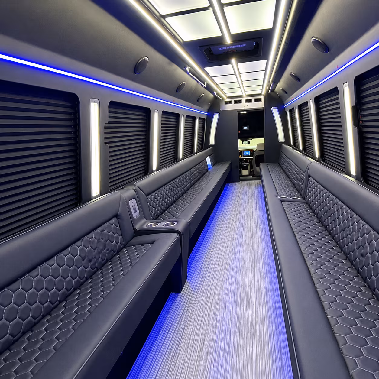greeley party bus interior