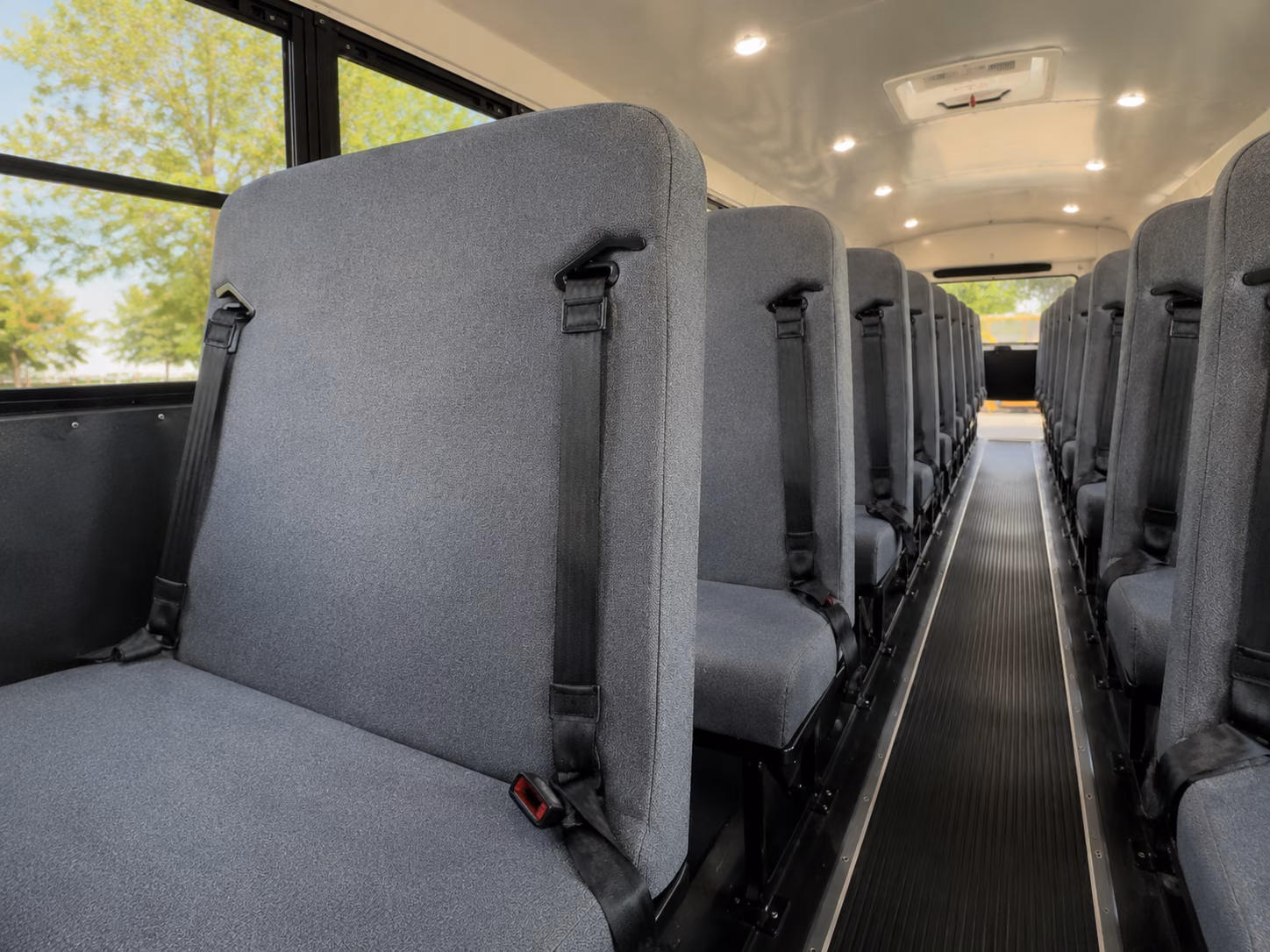 greeley school bus inside