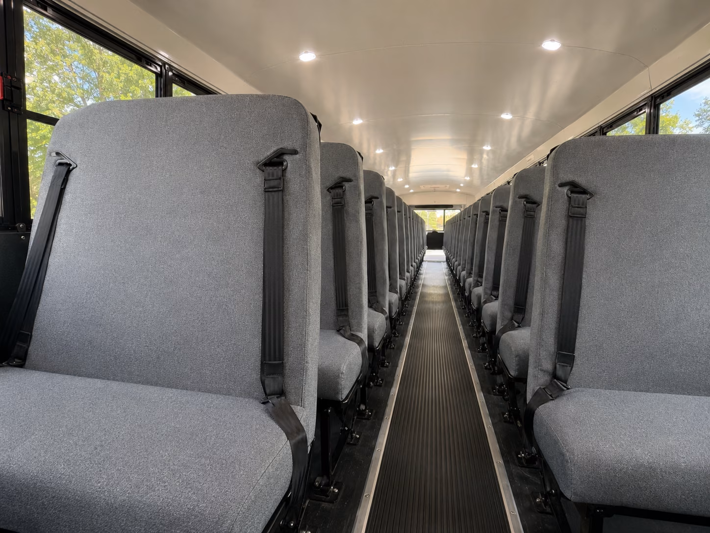 greeley school bus interior