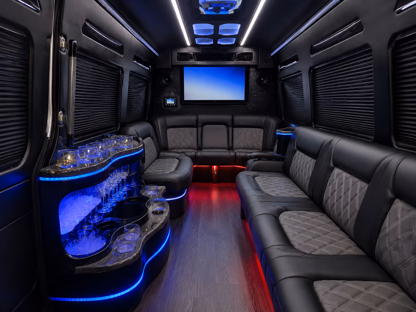 greeley sprinter limousine inside