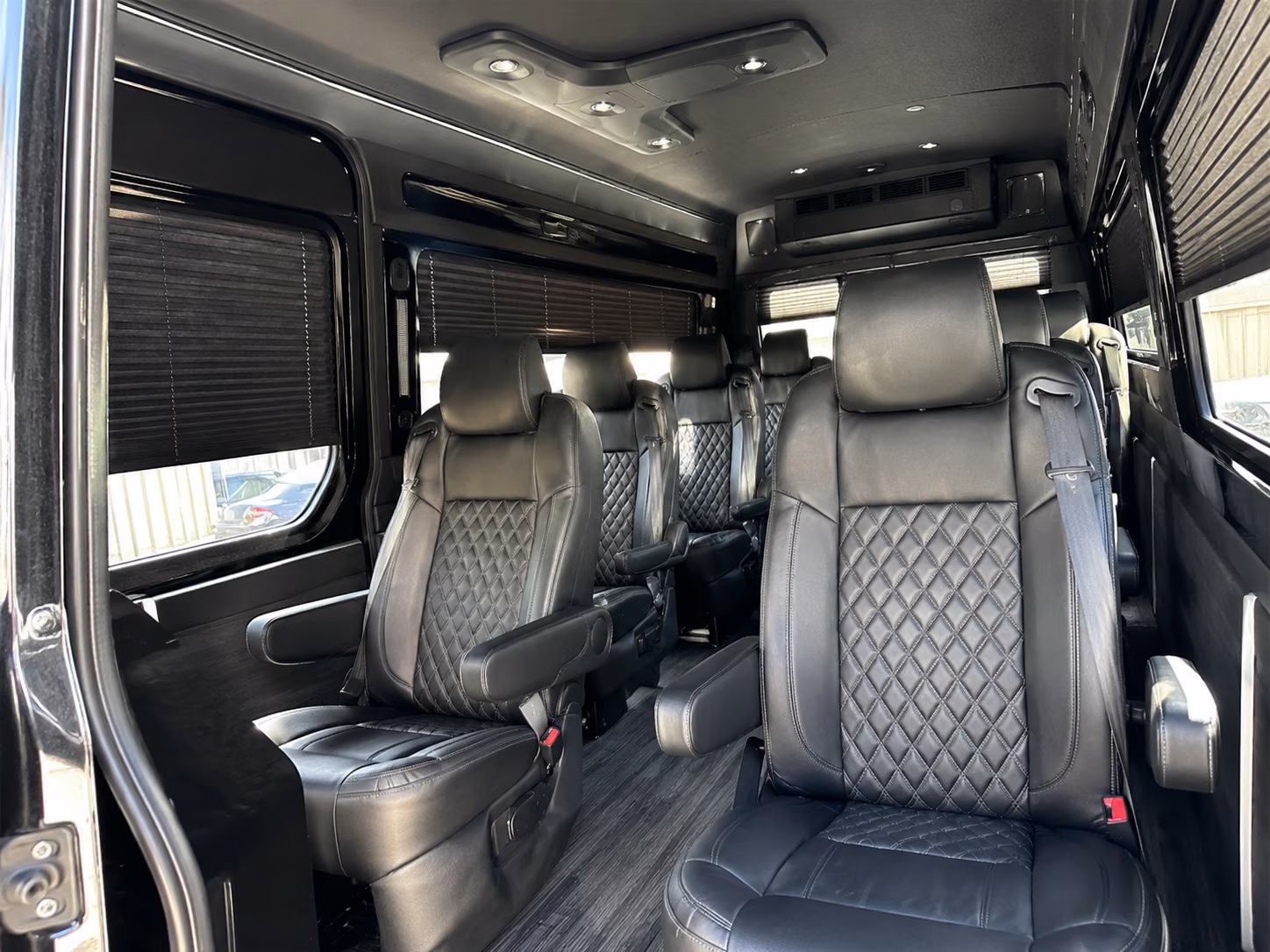 greeley sprinter van with driver inside
